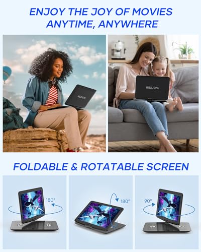 17.9" Portable DVD/CD Player with 15.4" Swivel Screen V7945
