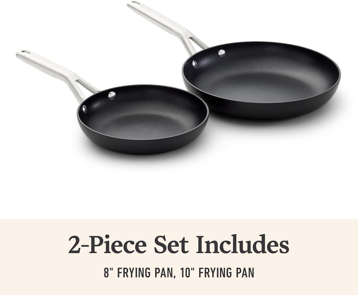 Hard-Anodized Nonstick 8" and 10" Frying Pan Set R428671