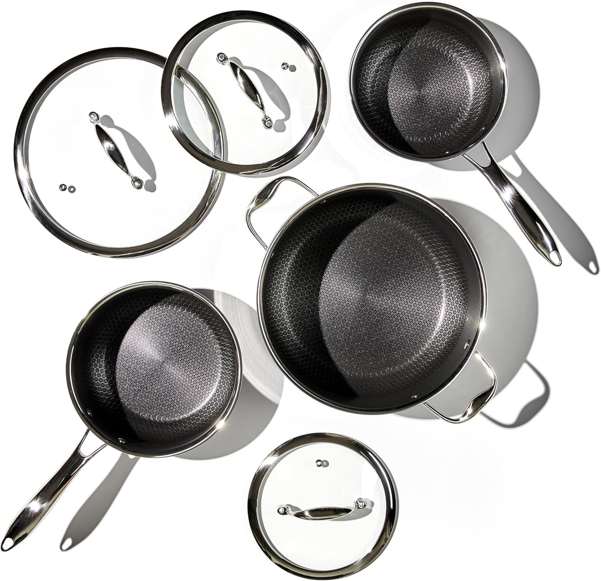 12 Piece Hybrid Stainless Steel Cookware Set V9324