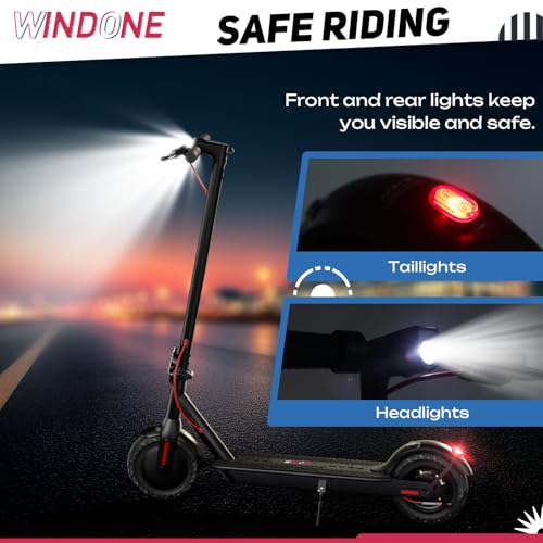 19MPH 17-Mile Range 430W Peak Motor Foldable Electric Scooter with 10" Tires & Dual Braking System F5212
