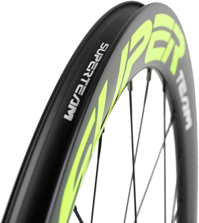 50/23mm Carbon Wheelset Fixed Gear Bike Wheel 700c Clincher Single Speed U984730
