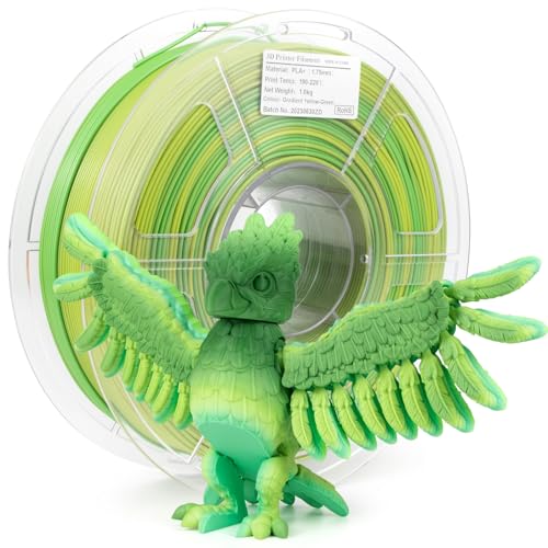 Clear Multicolor PLA 3D Printer Filament 1KG X829523