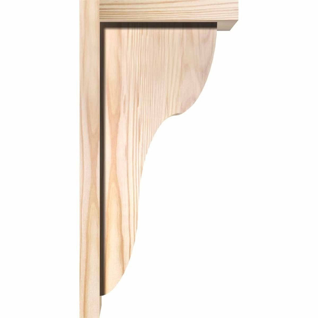 Carmel Smooth Corbel with Backplate N6333