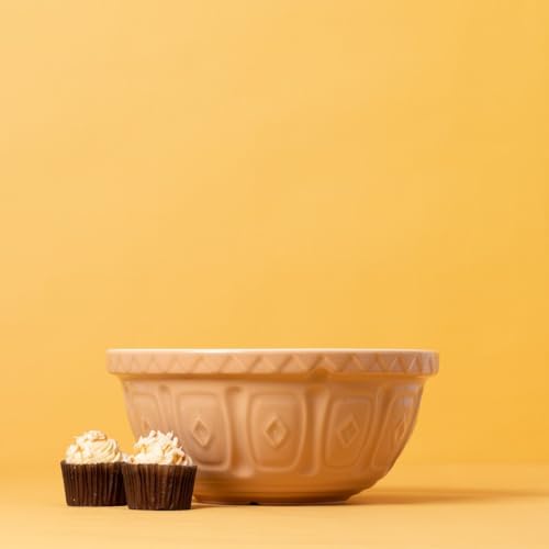 Beige 29 cm Earthenware Mixing Bowl P82489