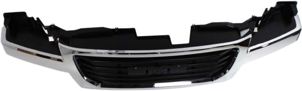Grille Assembly Chrome Shell Black Insert Plastic D70864