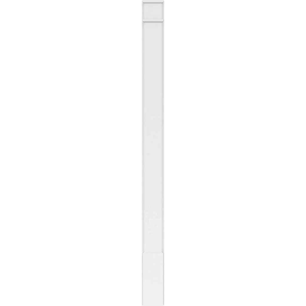 Plain PVC Pilaster with Standard Capital & Base (Pair) B278