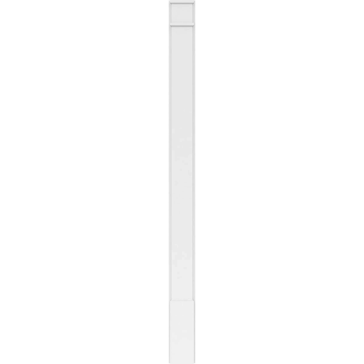 Plain PVC Pilaster with Standard Capital & Base (Pair) B278