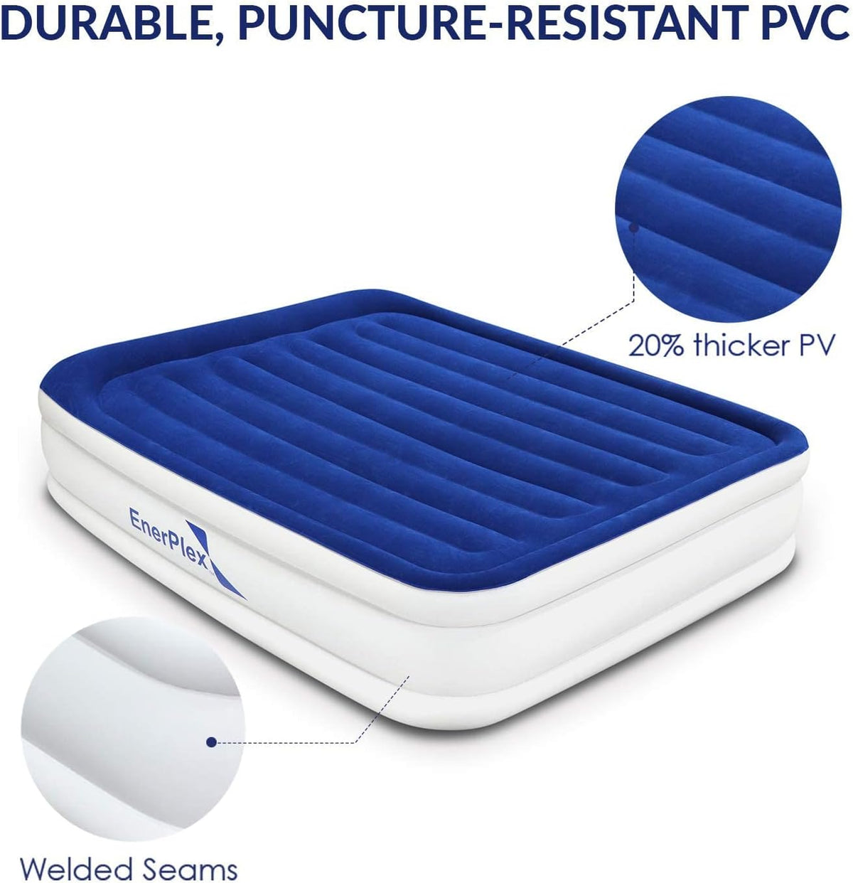 Twin Air Mattress with Built-in Dual Pump T24151