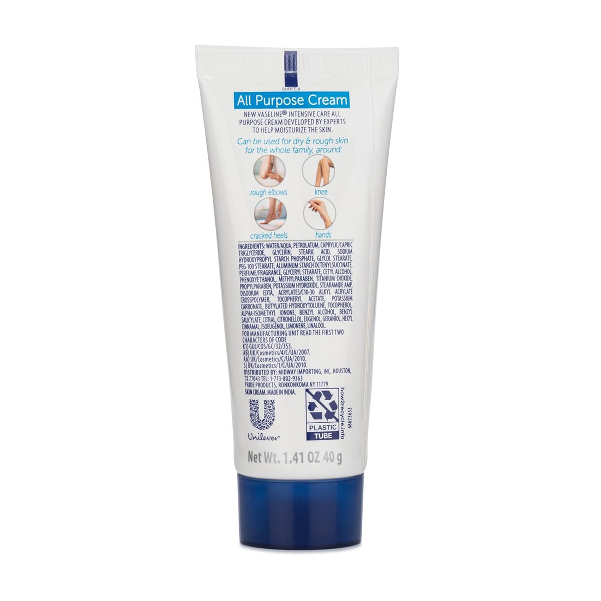 Cracked Skin Relief Cream, 4-Pack, 1.41 FL Oz Each, 4 Tubes B673
