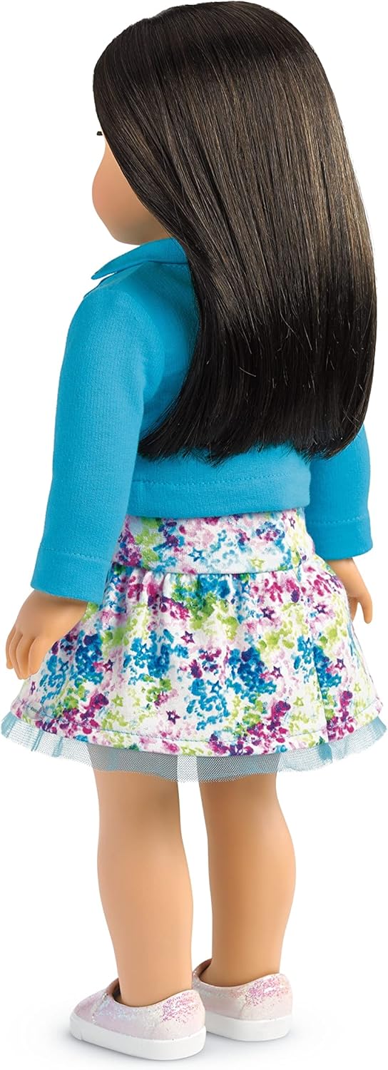 18-inch Doll with Brown Eyes and Black Hair F833063
