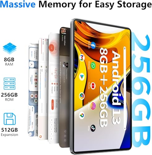 12 Inch Android Tablet with 8GB RAM 256GB ROM I78913