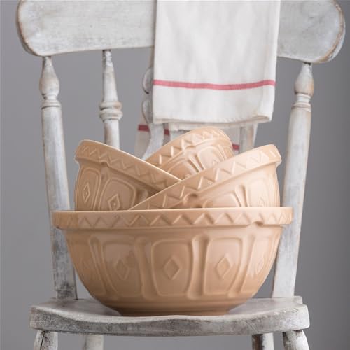 Beige 29 cm Earthenware Mixing Bowl P82489