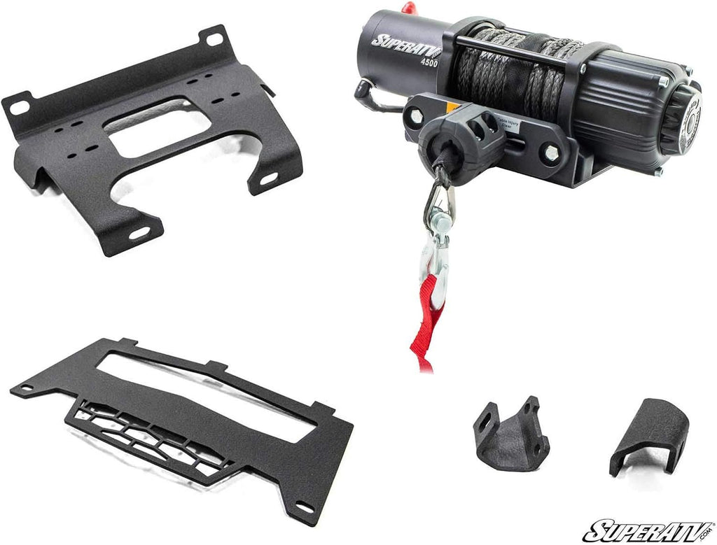 Black Ops 3500 lb Winch with Mounting Plate N433