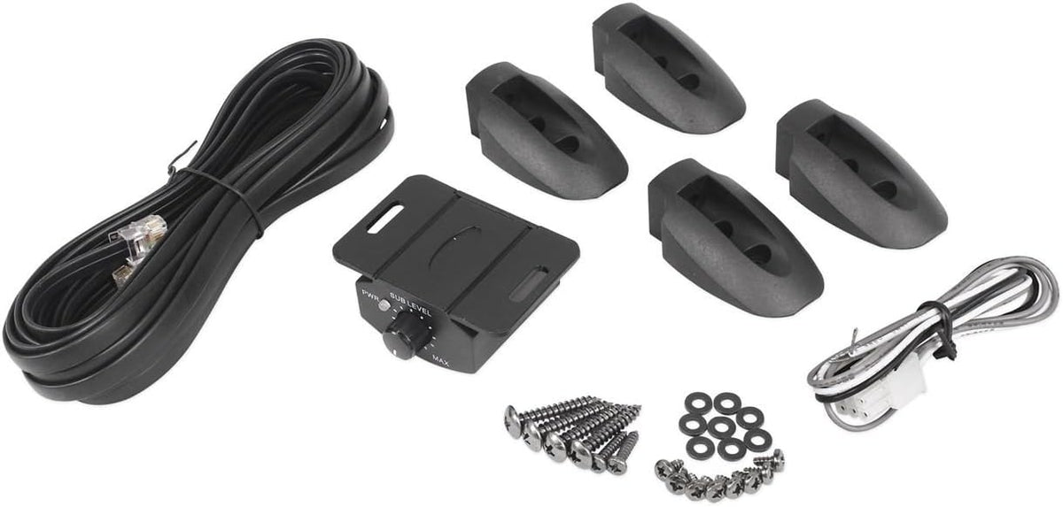 10 800 Watt Slim Low Profile Powered Car Subwoofer G364