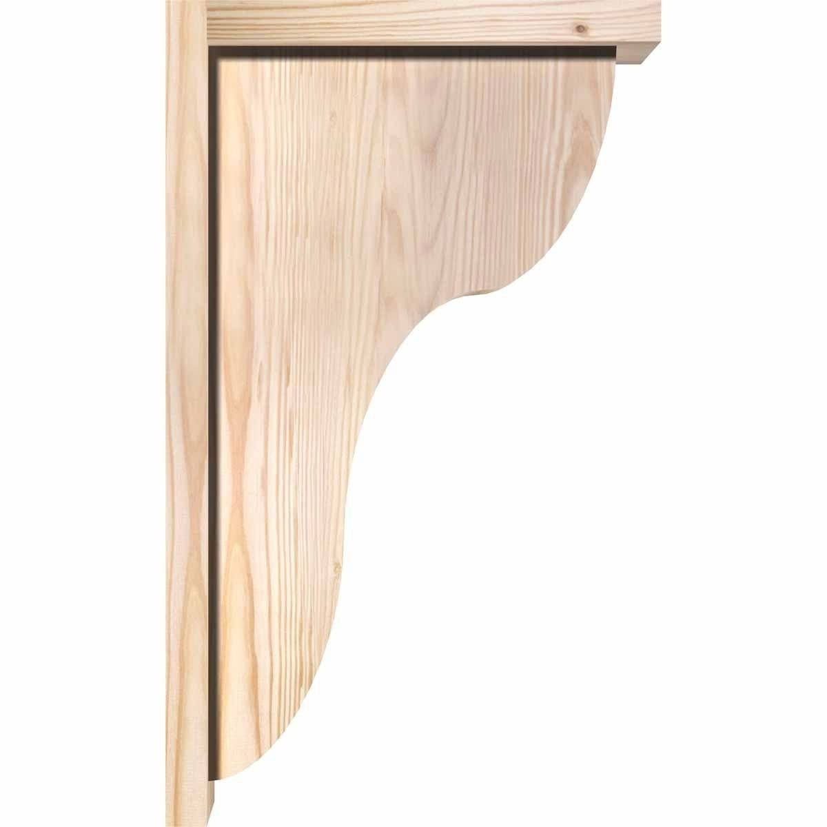 Carmel Smooth Corbel with Backplate N6333