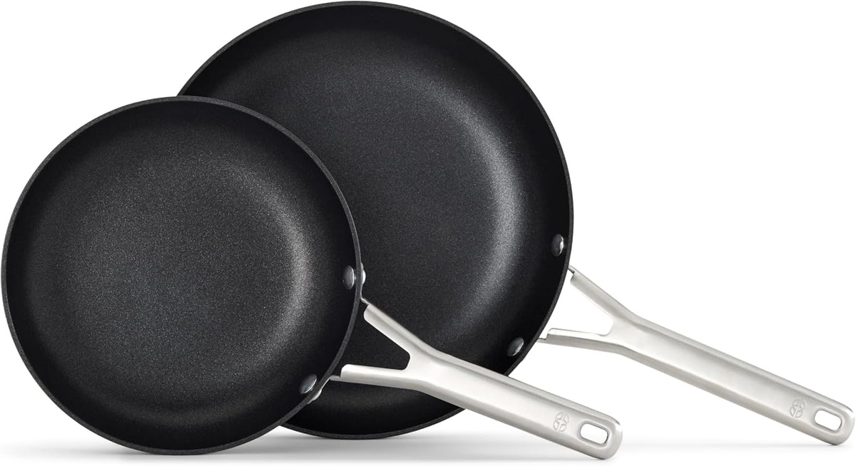 Hard-Anodized Nonstick 8" and 10" Frying Pan Set R428671