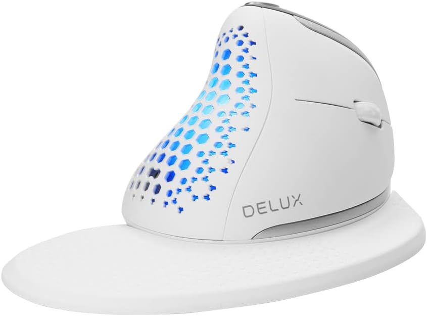 Wireless Ergonomic Vertical Mouse with OLED Screen, 7200DPI, Rechargeable U7635