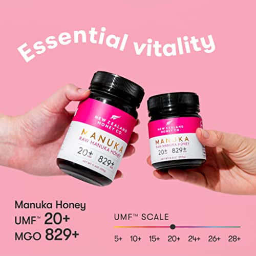 Raw Manuka Honey UMF 20+ MGO 829+ 8.8oz L123