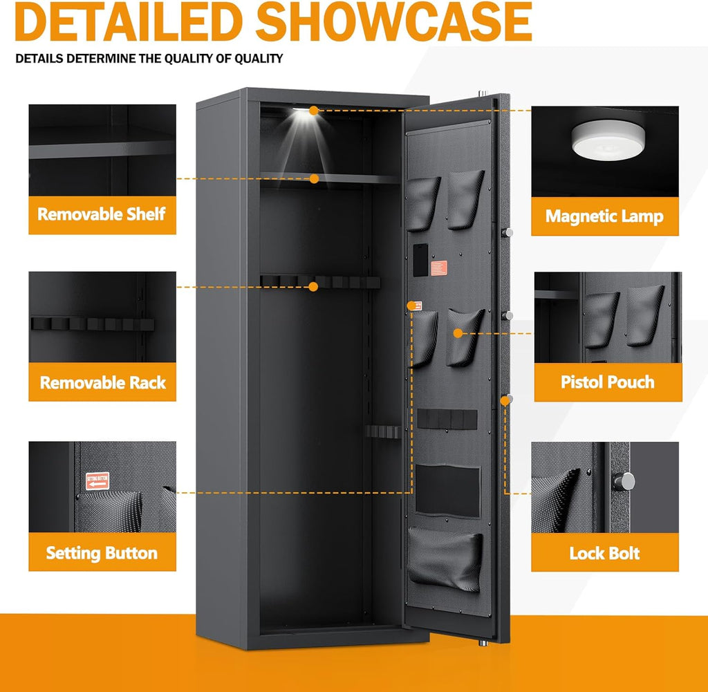 10-14 Gun Safe with Digital Keypad W4102