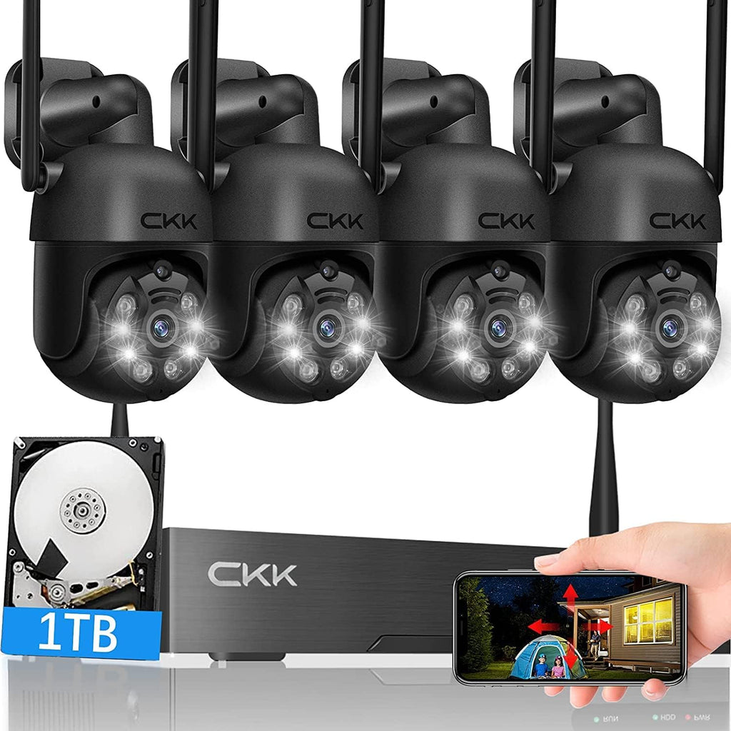 3MP Wireless Security Camera System with 1TB HDD S9994