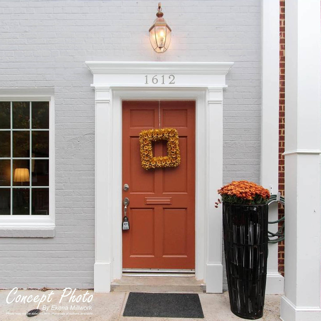 Plain PVC Pilaster with Standard Capital & Base (Pair) B278