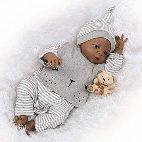 Black Reborn Baby Boy Dolls I7437