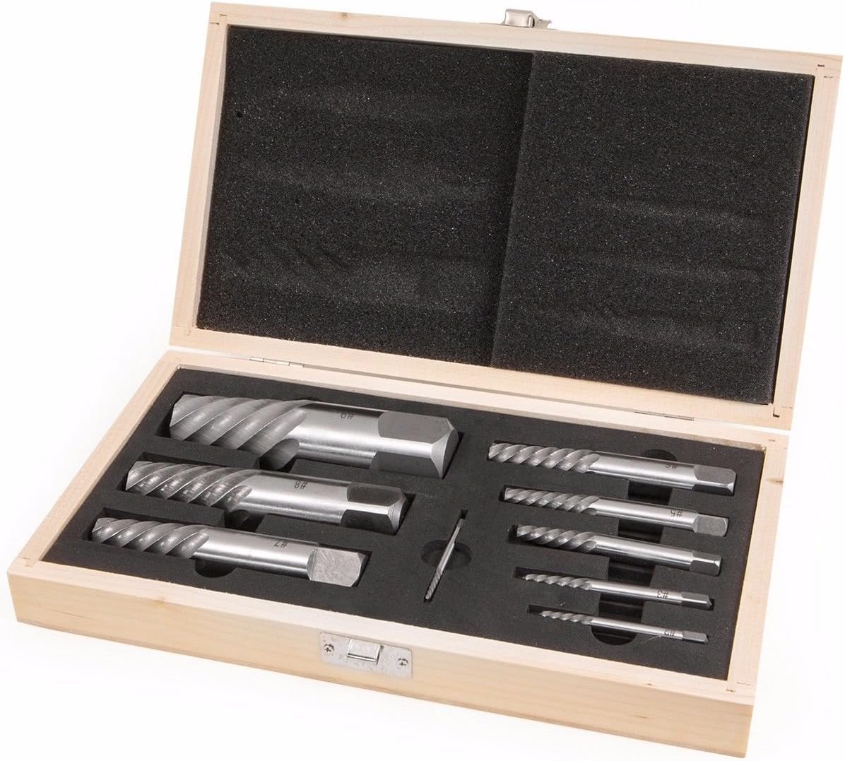 9PC Screw Extractor Set, 5/64-1 1/16", Pack of 2 D610872