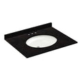 Absolute Black Vanity Top with Back Splash K587881