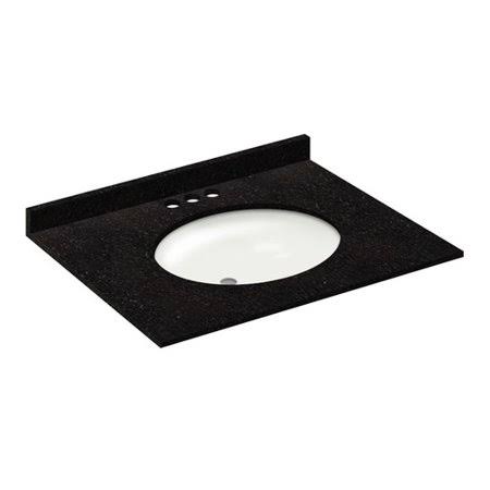 Absolute Black Vanity Top with Back Splash K587881