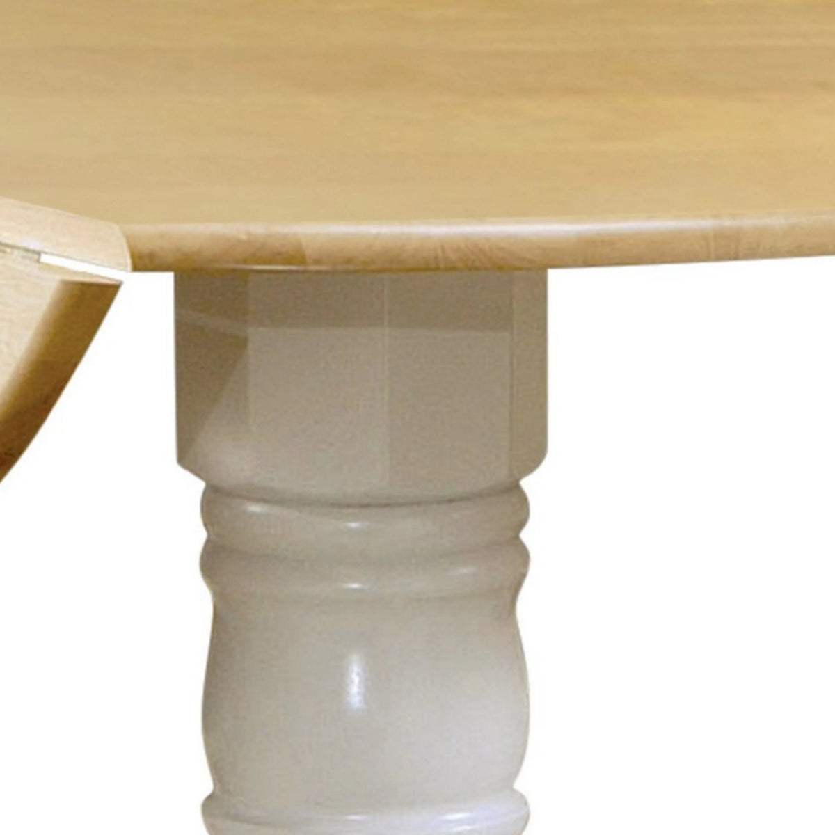 40 Inch Round Drop Leaf Dining Table D53831