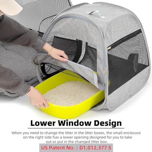 Portable Foldable Cat Playpen D3880