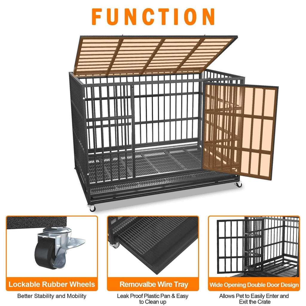 48/38 inch Heavy Duty Dog Crate G258