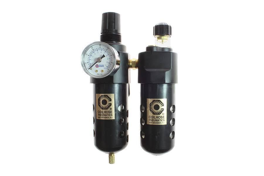 1/4x22 Integral F/R & Lubricator with Gauge S16679