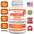 120 Capsules Prostate Support Supplement with Saw Palmetto Zinc K80684