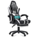 Red and Black Gaming Chair with Footrest G494