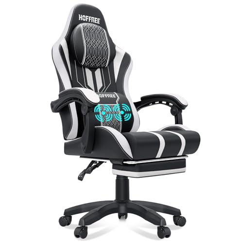 Red and Black Gaming Chair with Footrest G494