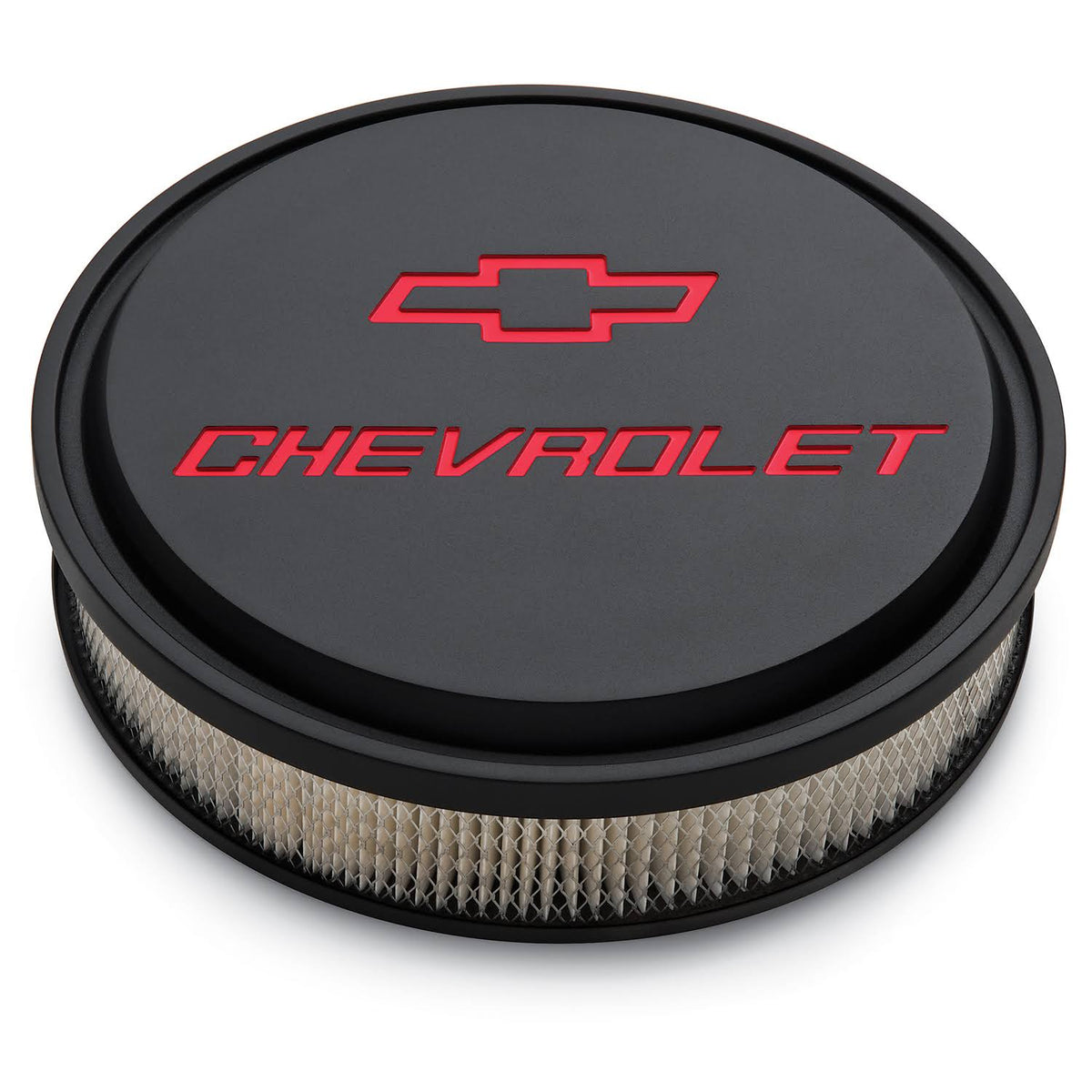 Slant Edge Bowtie Air Cleaner Black Crinkle L147812