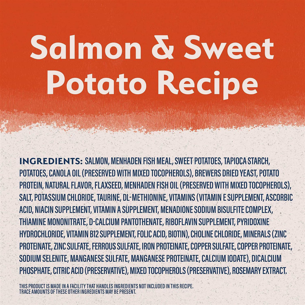 Salmon Sweet Potato Formula Dry Dog Food G909