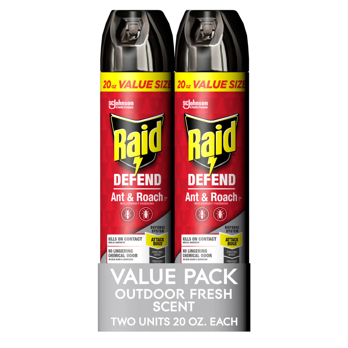 Ant and Roach Killer Spray 17.5 oz 2 Count P9011