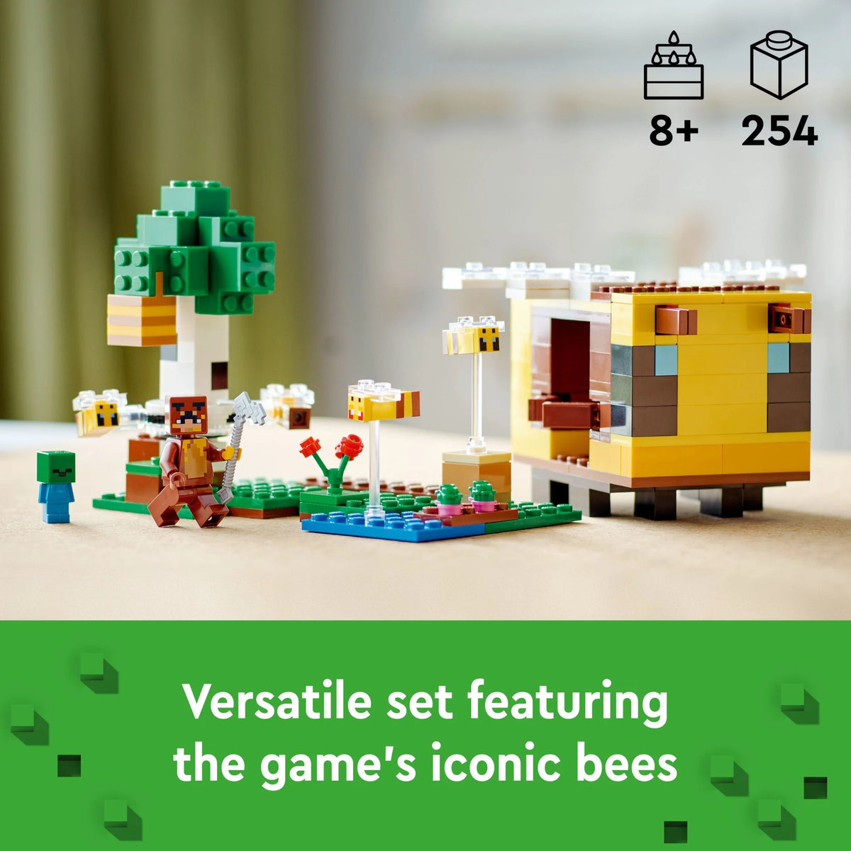 Minecraft Building Set with Buildable House and Animal Figures P242