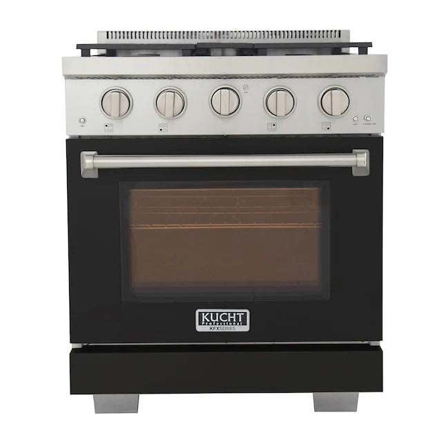 30 4.2 cu. ft. Natural Gas Range in Black R4790