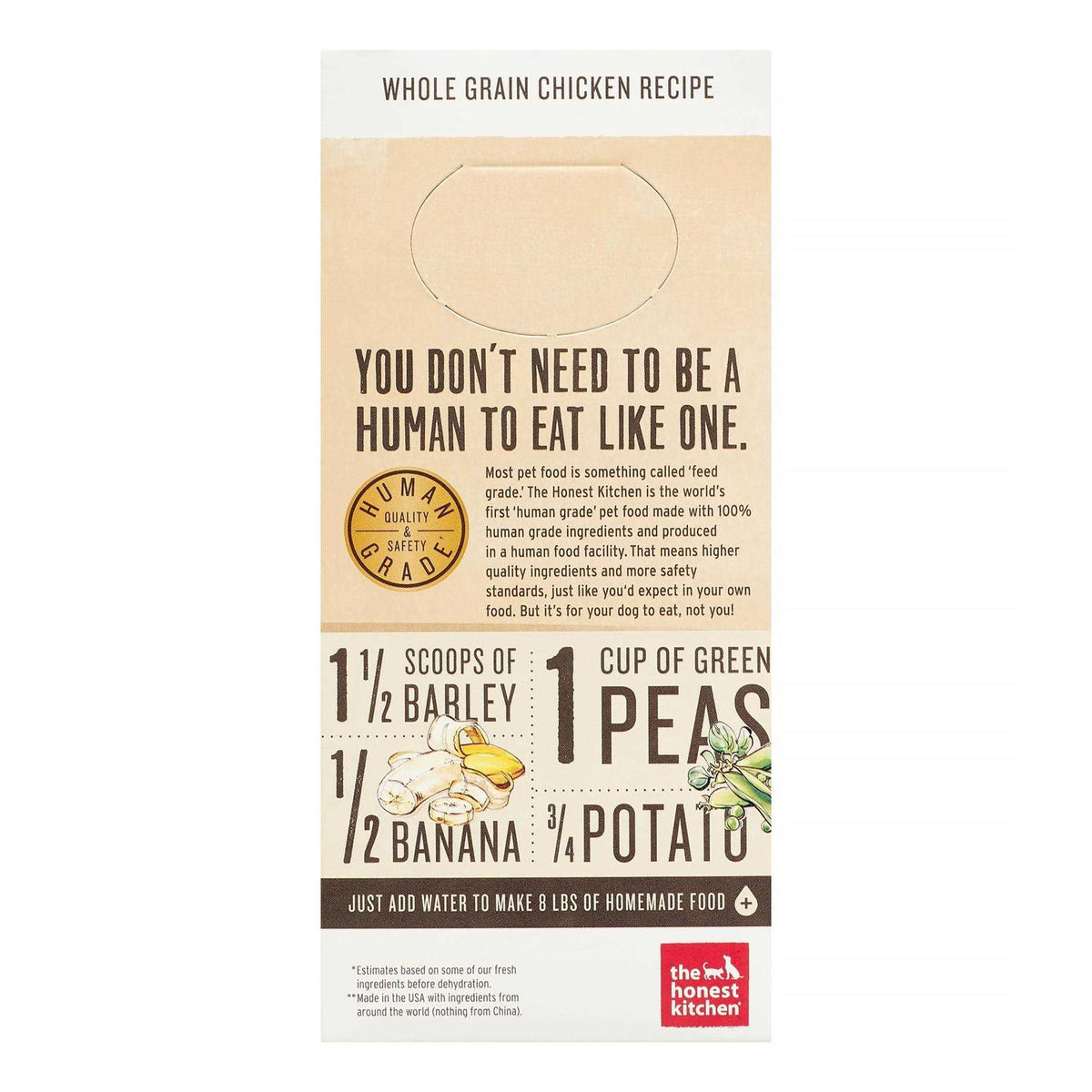 Dehydrated Whole Grain Chicken Dog Food G919443