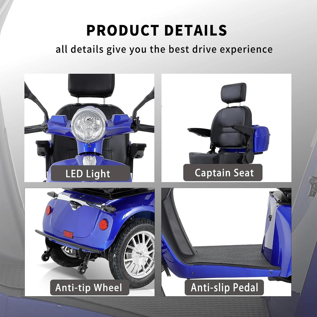 4-Wheel Electric Mobility Scooter F320376