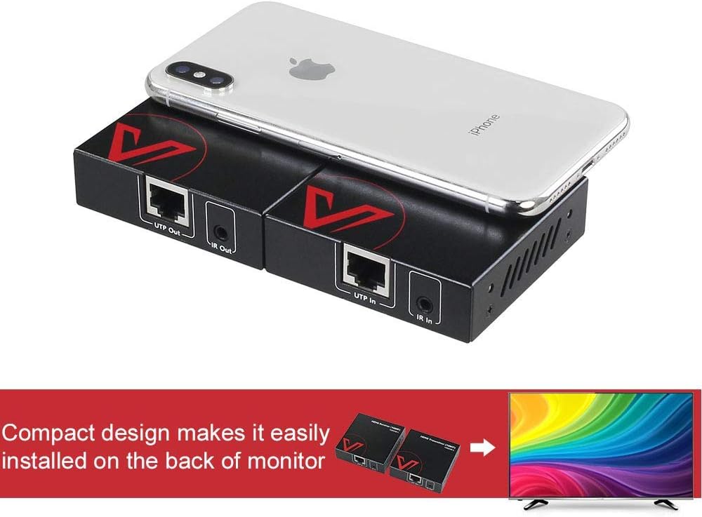 HDMI Extender Over Cat5e/6a/7 with IR Remote Control I190456