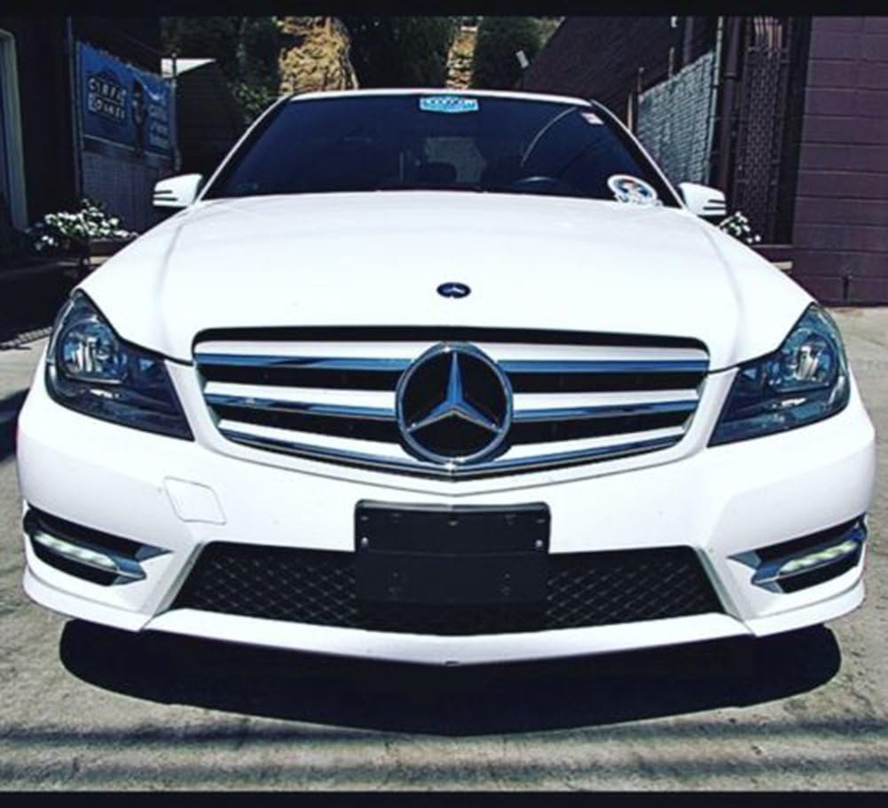Car Front Grille Star Emblem LED Logo Light White Pack of 2 G6708