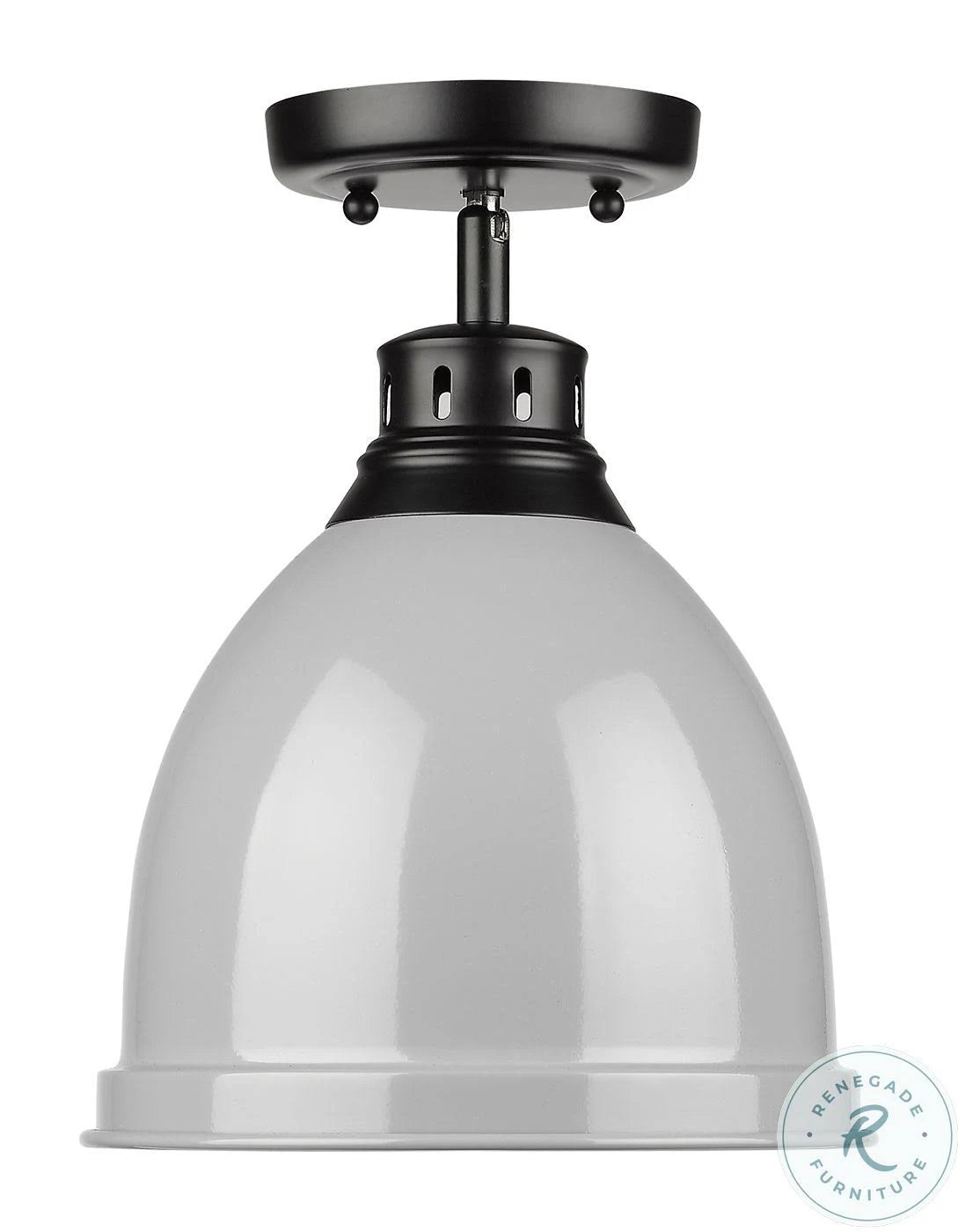 Black Flush Mount J6087