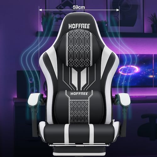 Red and Black Gaming Chair with Footrest G494