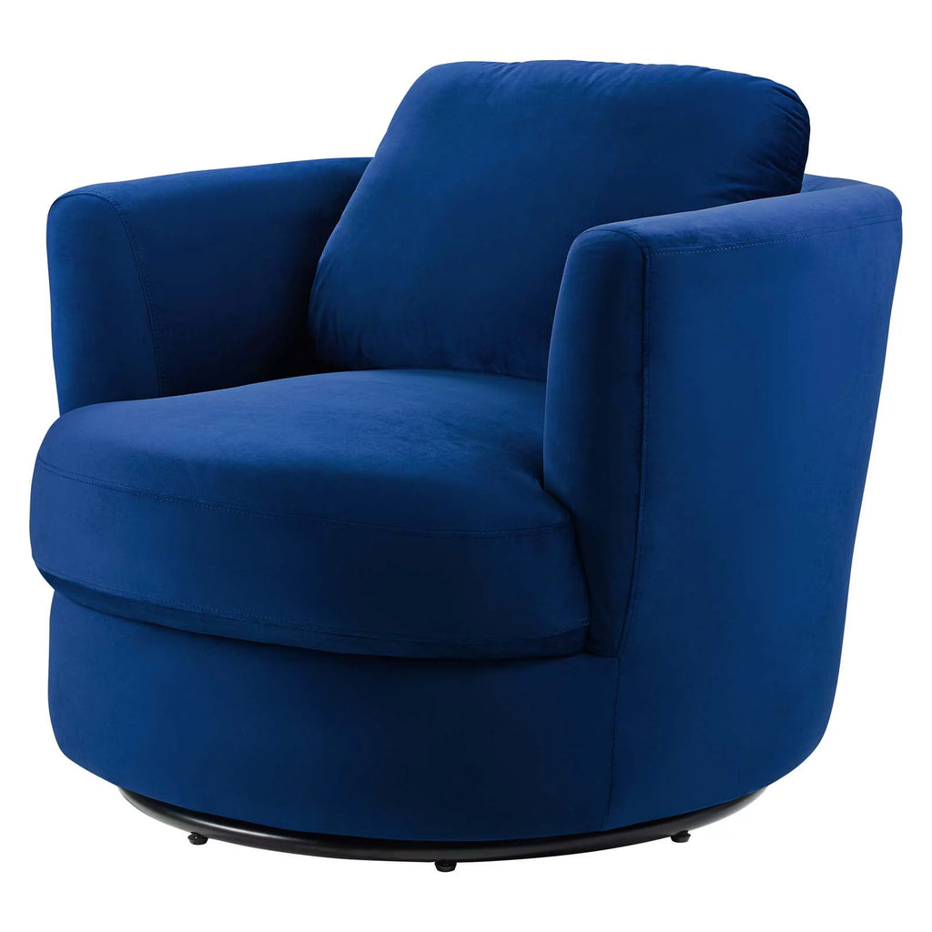 Blue Velvet Accent Chair C369