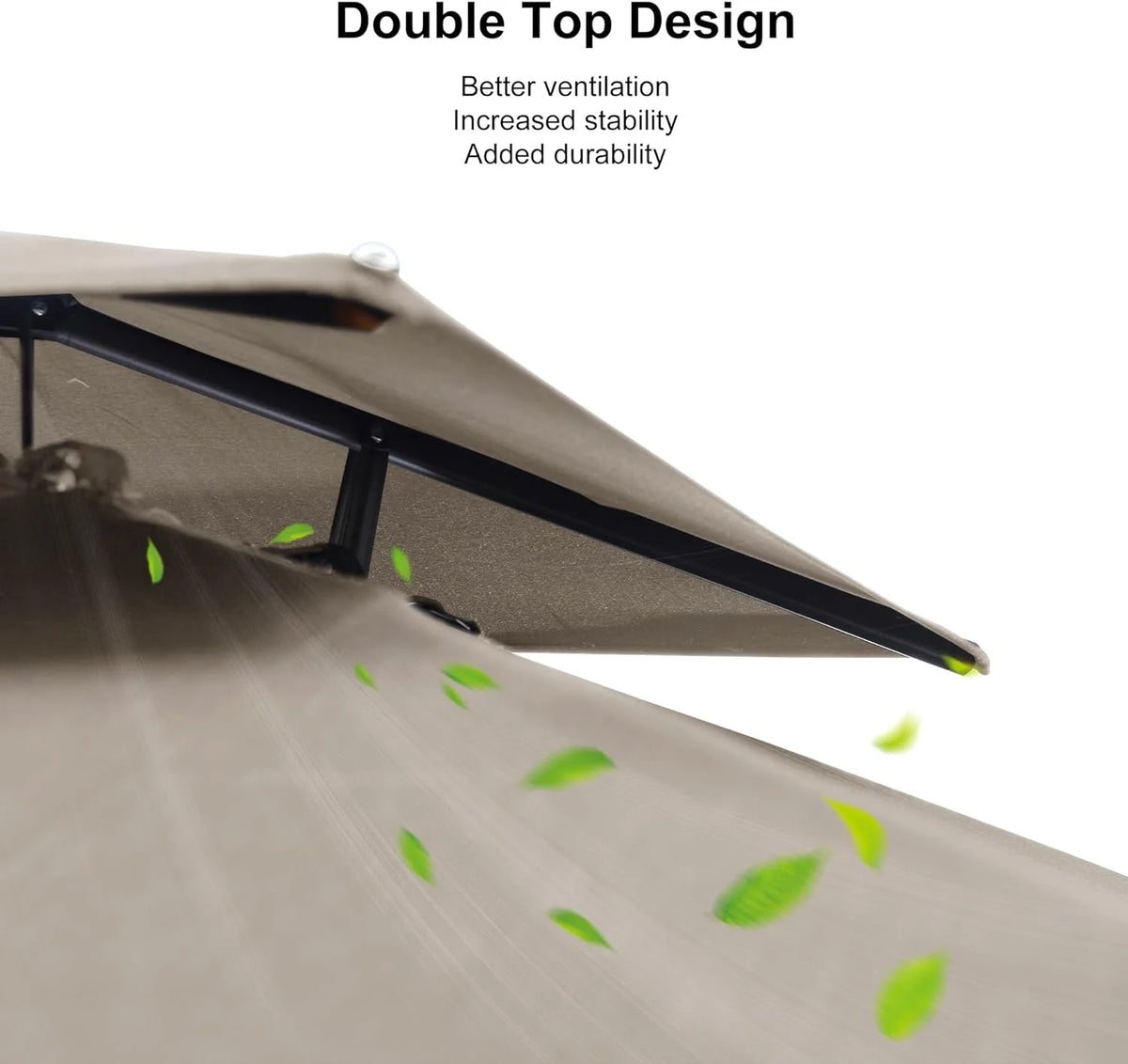 9' X 12' Olefin Cantilever Patio Umbrella I2482