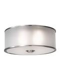 Brushed Steel Flush Mount Light G599082